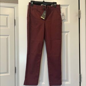 New With Tags - Wit & Wisdom “Ab” Solution High Rise Pants in Run Raisen Size 4